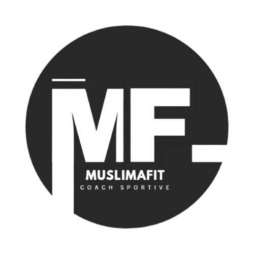 Logo de MuslimaFit, avec les initiales MF et le texte "Coach Sportive" en dessous.